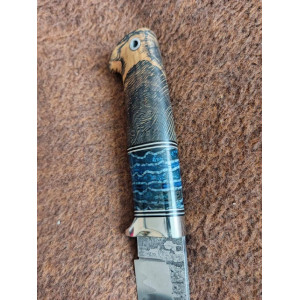 ТРУДЯГА ніж ручної роботи майстерні ВІКТОР, CPM® S125V™ в обкладинках нержавіючої сталі 95Х18, 64 HRC. Photo 3